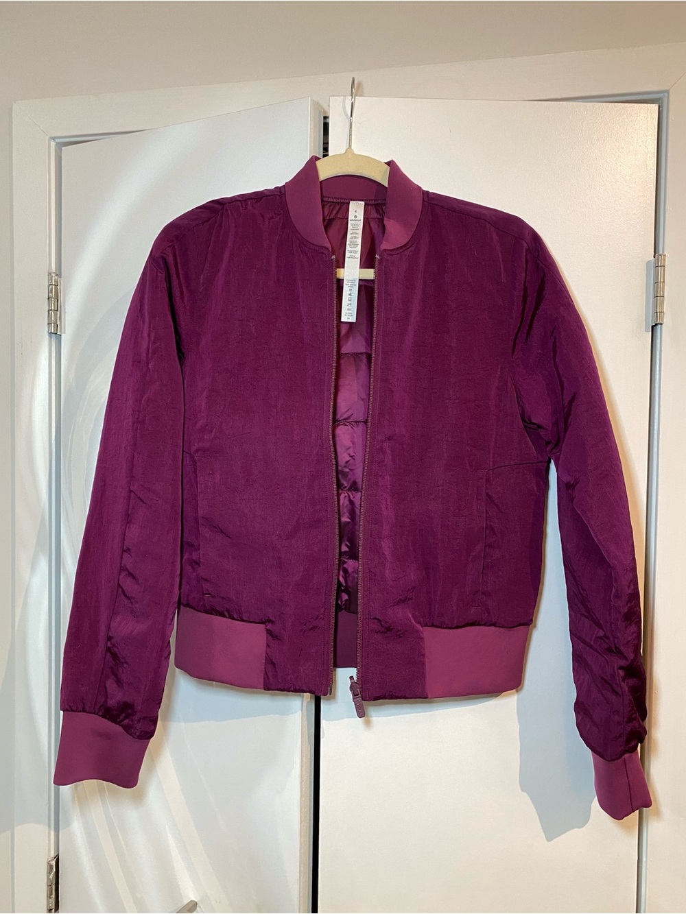 Lululemon Women’s Reversible Bomber Jacket - Purple
